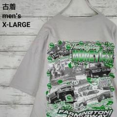 古着 フルーツオブザルーム Tシャツ MONEY FEST グレー XL