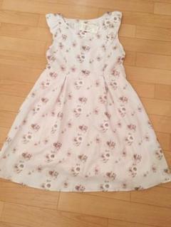 タグ付き♡花柄ワンピース