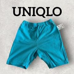 UNIQLO ベビー ハーフパンツ パジャマズボン 短パン (80) ブルー系