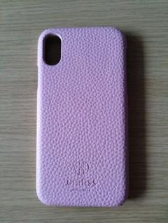 unifiss iPhone Xs/X ケース 対応 軽量レザー ピンク