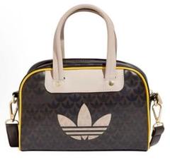 新品Adidas PUハンドバッグ レディース ダークブラウン JD5372 新品Adidas PUハンドバッグ レディース ダークブラウン JD5372