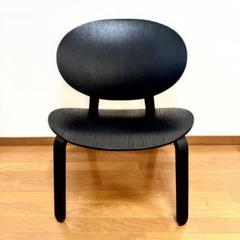 ★最終値下げ★【送料込※直接引取もOK！】IKEA フローセット　ブラック　椅子 FRÖSET フローセット イージーチェア, ブラックステイン オーク