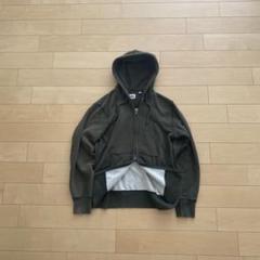 ✨希少✨ 00s OLD UNIQLO ダブルジップパーカー カーキ 短丈 S