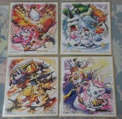 デジモンアドベンチャー ミニ色紙4枚セット