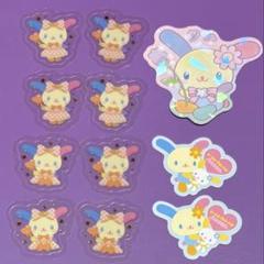 ウサハナ　シール　まとめ売り　フレークシール　キャラクター大賞