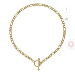 新品　ステンレススチール　ゴールド　ネックレスのサムネイル