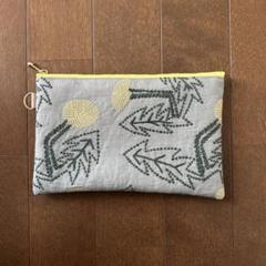 ＊お取り置き＊ ミナペルホネン　ミニミニポーチ　ハンドメイド お取り置き中＊ ミナペルホネン ミニミニポーチ ハンドメイド