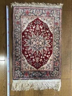 赤と青のペイズリー模様ラグ 約92cm x 62cm 赤と青のペイズリー模様ラグ 約92cm x 62cm