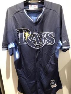 MLB  レイズ（LAW）♯11  実使用？ジャージ MLB レイズ（LAW）♯11 実使用？ジャージ - メルカリ