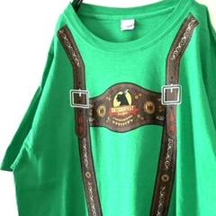 ギルダン OKTOBERHESTT Tシャツ L グリーン 緑 古着