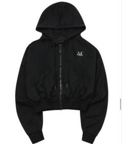mucent ムセント サイドジップクロップドパーカー キーホルダーセット selle glant パーカー MULTI GIMMICK DESIGN DOUBLE ZIP PARKA