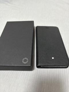 モンブランMontblanc 手帳型ケース 黒　iPhone8Plus モンブランMontblanc 手帳型ケース 黒 iPhone8Plus - メルカリ