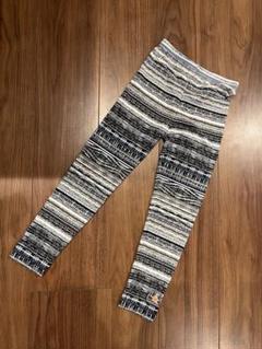 キッズレギンス 130-140cm ストライプ　キャンプ