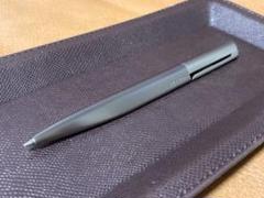 ブルガリ　ボールペン　メタリックブルー　BVLGARI BVLGARI ECCENTRIC Metallic Blue Short Ballpoint Pen + Case