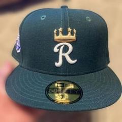 KC s ロレックスカスタム　ニューエラ7 5/8 海外即完品 KC Royals ロレックスカスタム ニューエラ7 5/8 海外即完品