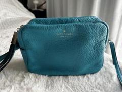 kate spade ターコイズ ショルダーレザー バッグ
