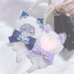 星導小柳伊波緋八ギョロ目ちゃんセット♡ にじぱぺっと ぬい服 ぱぺ服 ぬい服 着ぐるみ ハンドメイド にじさんじ にじぱぺっと 小柳