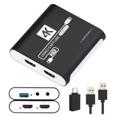 HDMI キャプチャーボード Switch対応 4K パススルー対応 ホワイト