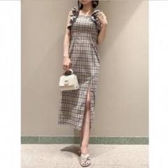 snidel タイトIラインワンピース 23ss