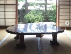 ［希少］花梨　一枚板　テーブル　最終お値下げ 希少］花梨 一枚板 テーブル 最終お値下げ - メルカリ