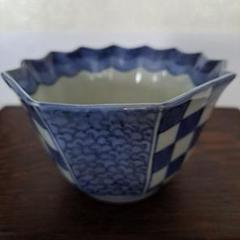 江戸中期　極上珍品　蕎麦猪口　乾隆年製　輪花貝型 江戸中期 極上珍品 蕎麦猪口 乾隆年製 輪花貝型