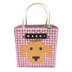 MARNI アニマルバスケット　ピンクドッグ　カゴバッグ 新品 マルニ Marni アニマルバスケット ピンク ドッグ 犬 バッグ