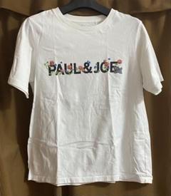 ユニクロ　PAUL & JOE コラボ　花柄ロゴ Tシャツ M