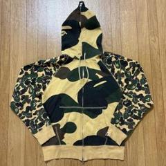 BAPE 1st camo yellow crazy hoodie　パーカー