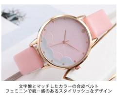 腕時計 レディース シンプル 可愛い メッシュベルト ピンクゴールド デイリー