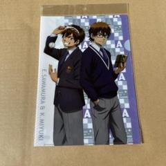 ダイヤのA　ブロマイド　沢村栄純　御幸一也　非売品 グッズ: ダイヤのA 等身大タペストリー 沢村栄純 ※キャラアニ