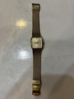 稼働 SEIKO Dolce 腕時計 タングステン ゴールドラメ文字盤 1188