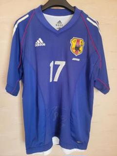 アディダス 2002 日本代表ユニフォーム 宮本恒靖 No.17 - メルカリ