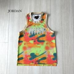 ジョーダン J FLT MVP タンクトップ タイダイ 刺繍 M