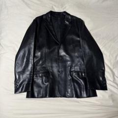 【定価50万円】 希少 PRADA レザージャケット 46 定価50万円】 希少 PRADA レザージャケット 46