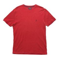 古着 ポロラルフローレン サーマル Tシャツ 刺繍 ロゴ ワンポイント レッド