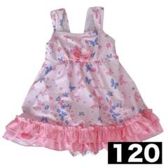 水着 120 女の子 キッズ ピンク