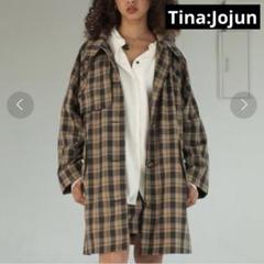 【新品】TINA:JOJUN Aライン ラグランコート Aライン ラグランコート TINA：JOJUNを使った人気ファッション