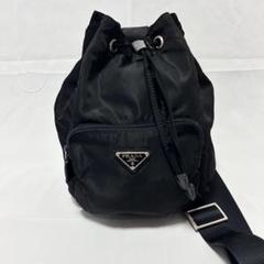 PRADA プラダ ステートナイロン 巾着 ショルダーバッグ 三角ロゴプレートのサムネイル