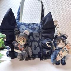 コヤンイサムチョン　タレミミうさちゃんトートバッグ　サンダーちゃん　ひょう柄 コヤンイサムチョン タレミミうさちゃんトートバッグ サンダー