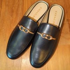 ブラック（黒）系 Coach(コーチ) ローファー・オックスフォード