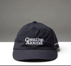 Alound ブラック コットンロゴキャップ　creative alound Alound ブラック コットンロゴキャップ creative alound - メルカリ