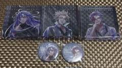 ヒプマイ シンジュク .麻天狼 アクリルブロック 缶バッジ セット
