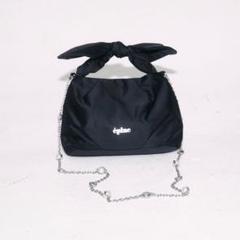 épine エピヌ ビジューバッグ サテン bibiy epine snidel é ribbon 2way bijou satin gather bag（3color） |