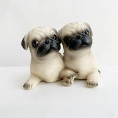 パグ　置物　インテリア　犬