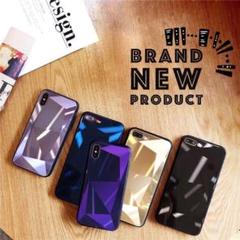 ﻿iPhoneXRケース3D強化ガラス おしゃれ【黒】