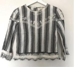 ブラウス　トップス　ZARA ザラ　ザラキッズ　160  ストライプのサムネイル