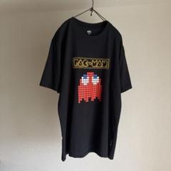 ビンテージパックマン フェイドブラックTシャツ ビンテージパックマン フェイドブラックTシャツ （PATCH-MAN