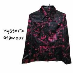 グランド牧場 セレクトセール HYSTERIC GLAMOUR シャツ ブラウス 長袖 総柄 ネオン 夜景 トップス