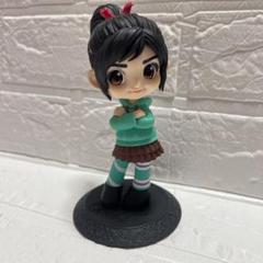 ★シュガー・ラッシュ：オンライン ヴァネロペ＆ジャスミン フィギュア BANPRESTO Disney Characters Q posket Vanellope 通常カラー