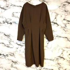【il Lino】　美品　ワンピース　(M) ブラウン　かわいい　オシャレ❤︎
